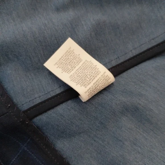 Cabi Women's Checkout Blazer 10 Jacket Sunset Kiss Blue Check Kick Pleat‎ Career - Picture 9 of 13